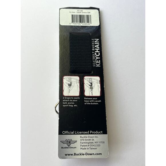 Captain America Buckle-Down Seat Belt Release Keychain - Picture 8 of 8